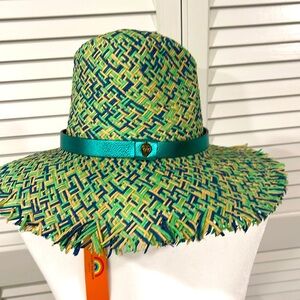 Kurt Geiger Multicolor Woven Hat